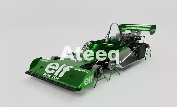 Tyrrell P34 Stand 3D Model for 3D Printing and Visualization