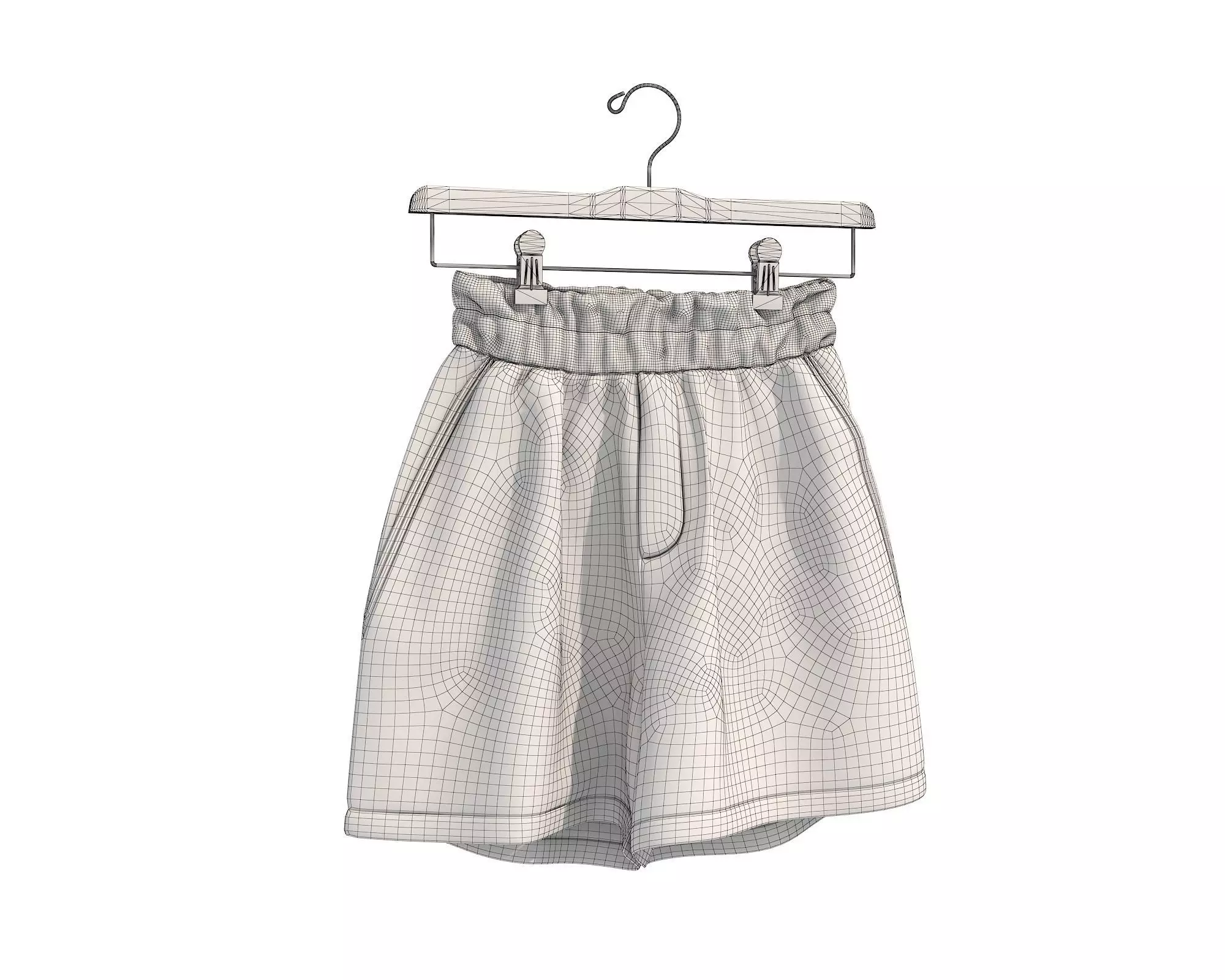 Clothing on Hanger 13 3D model_16