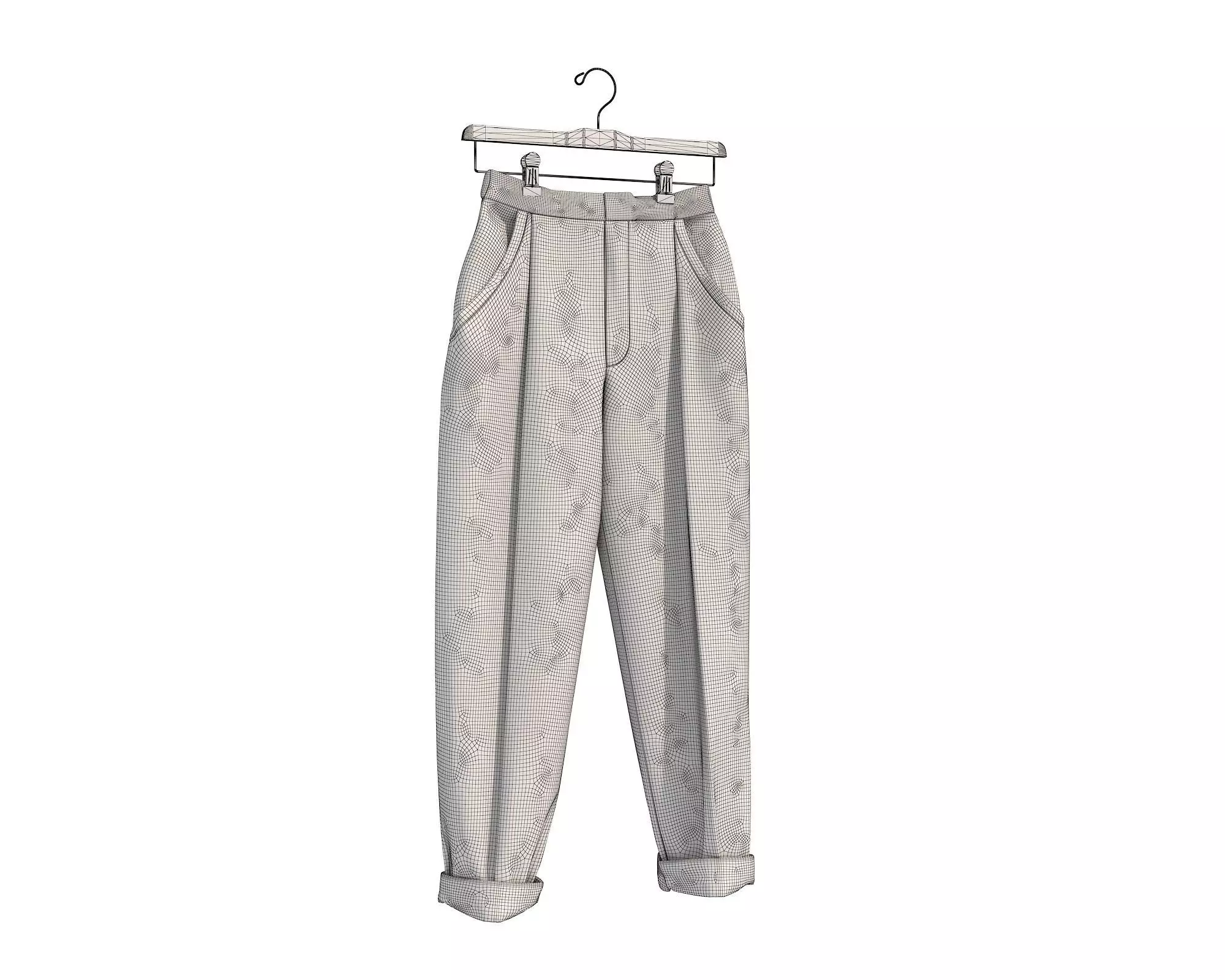 Clothing on Hanger 13 3D model_10