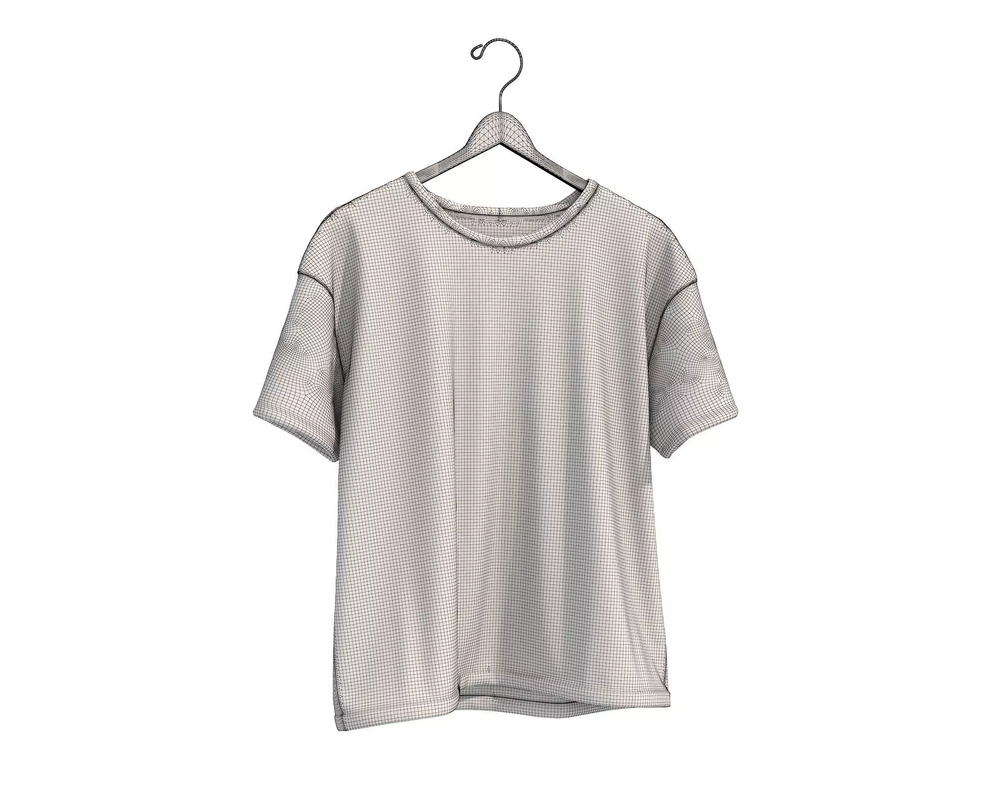 Clothing on Hanger 13 3D model_15