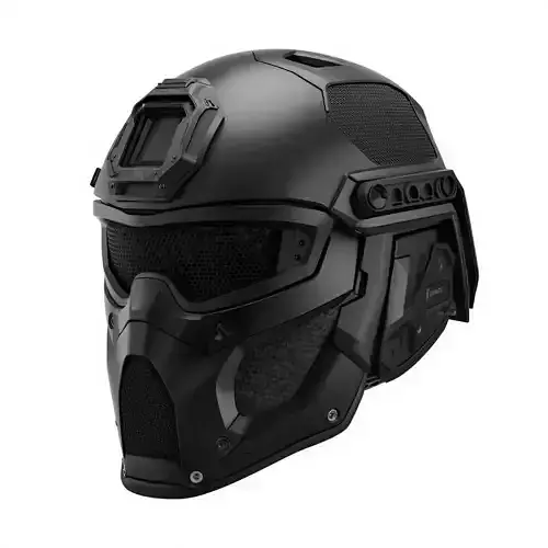 Tactical Modular Assault Helmet 3D Model  Elite  Protection