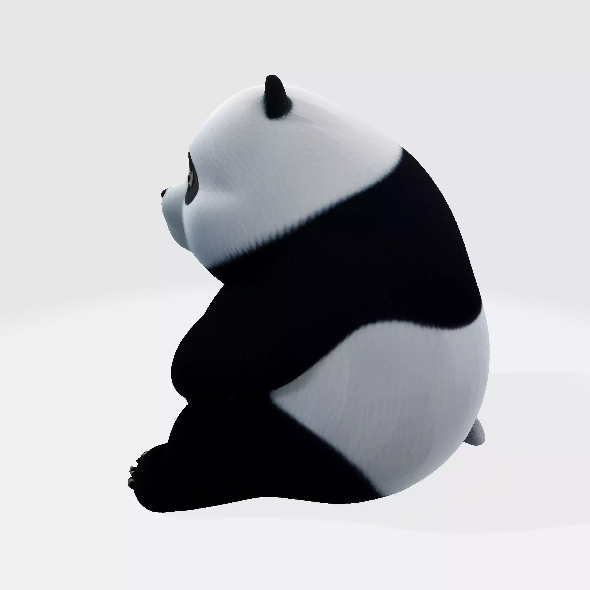 Adorable Panda Cub Ultimate Print-Ready Figurine 3D print model_2