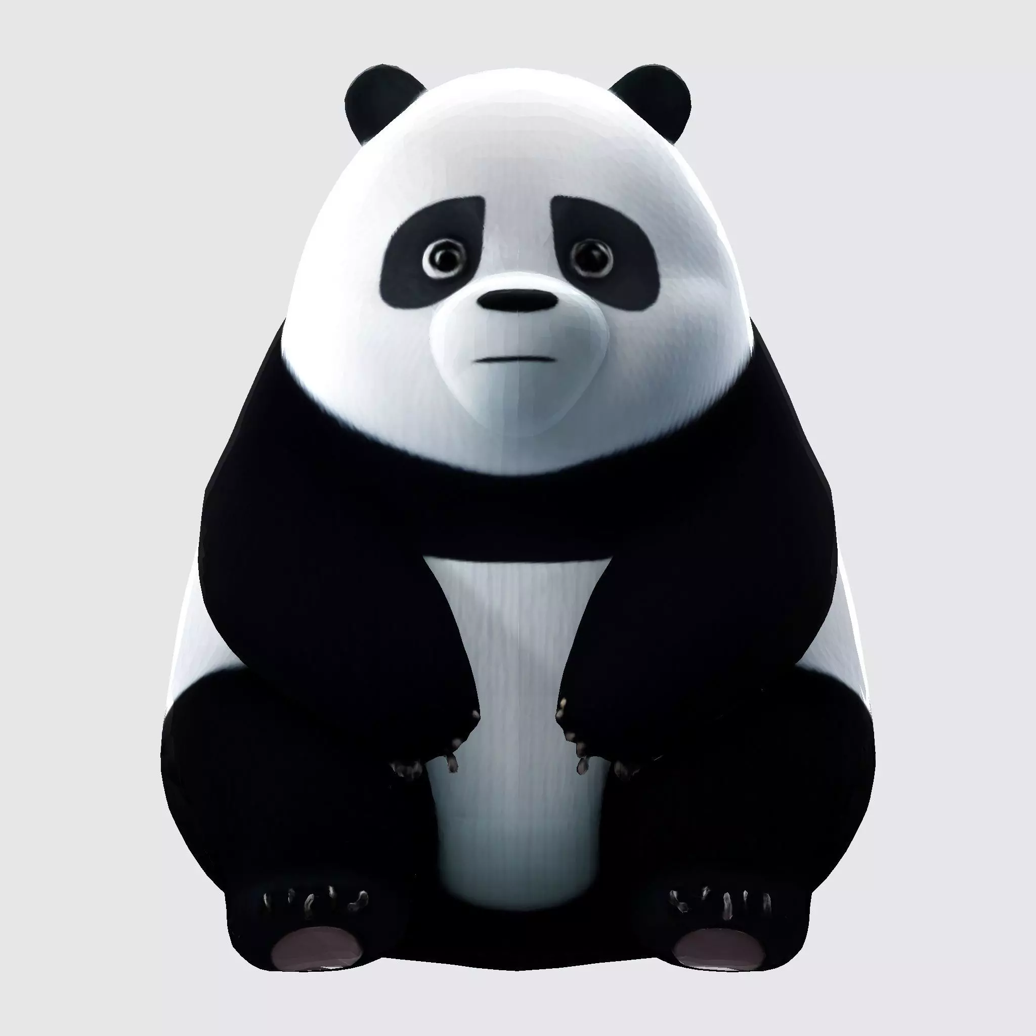 Adorable Panda Cub Ultimate Print-Ready Figurine 3D print model_10