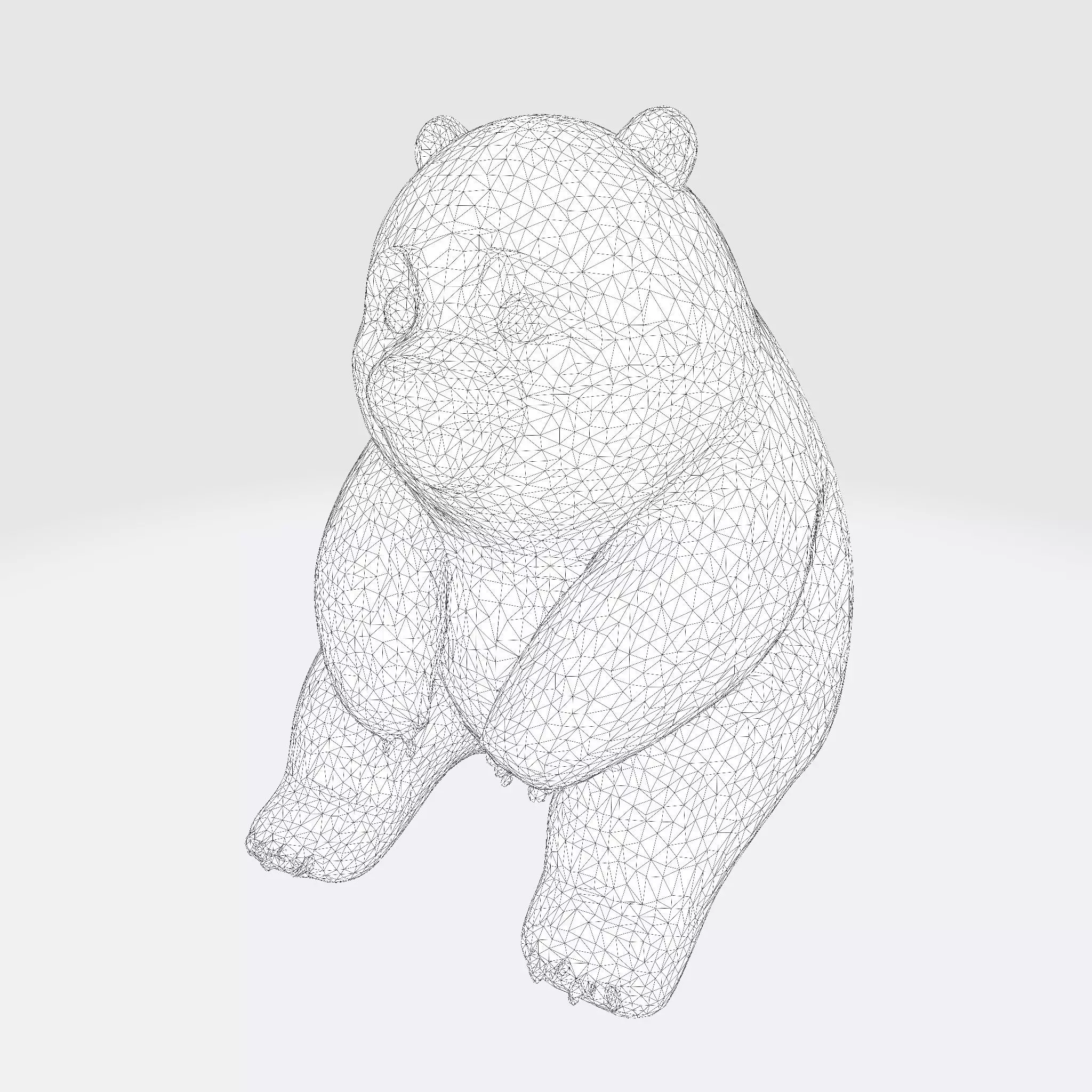 Adorable Panda Cub Ultimate Print-Ready Figurine 3D print model_20