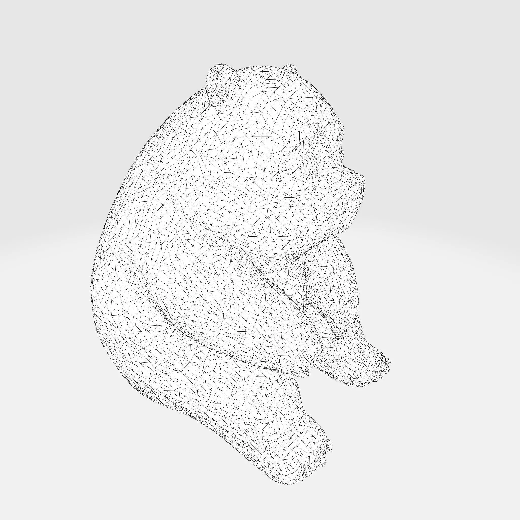 Adorable Panda Cub Ultimate Print-Ready Figurine 3D print model_19