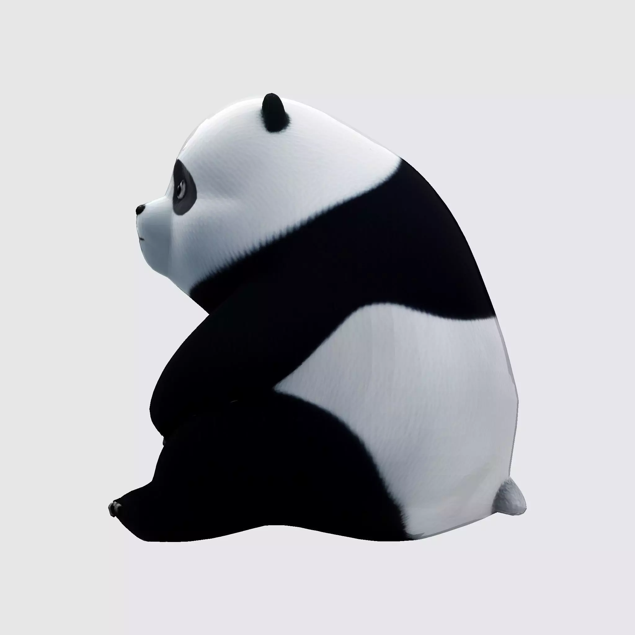 Adorable Panda Cub Ultimate Print-Ready Figurine 3D print model_11