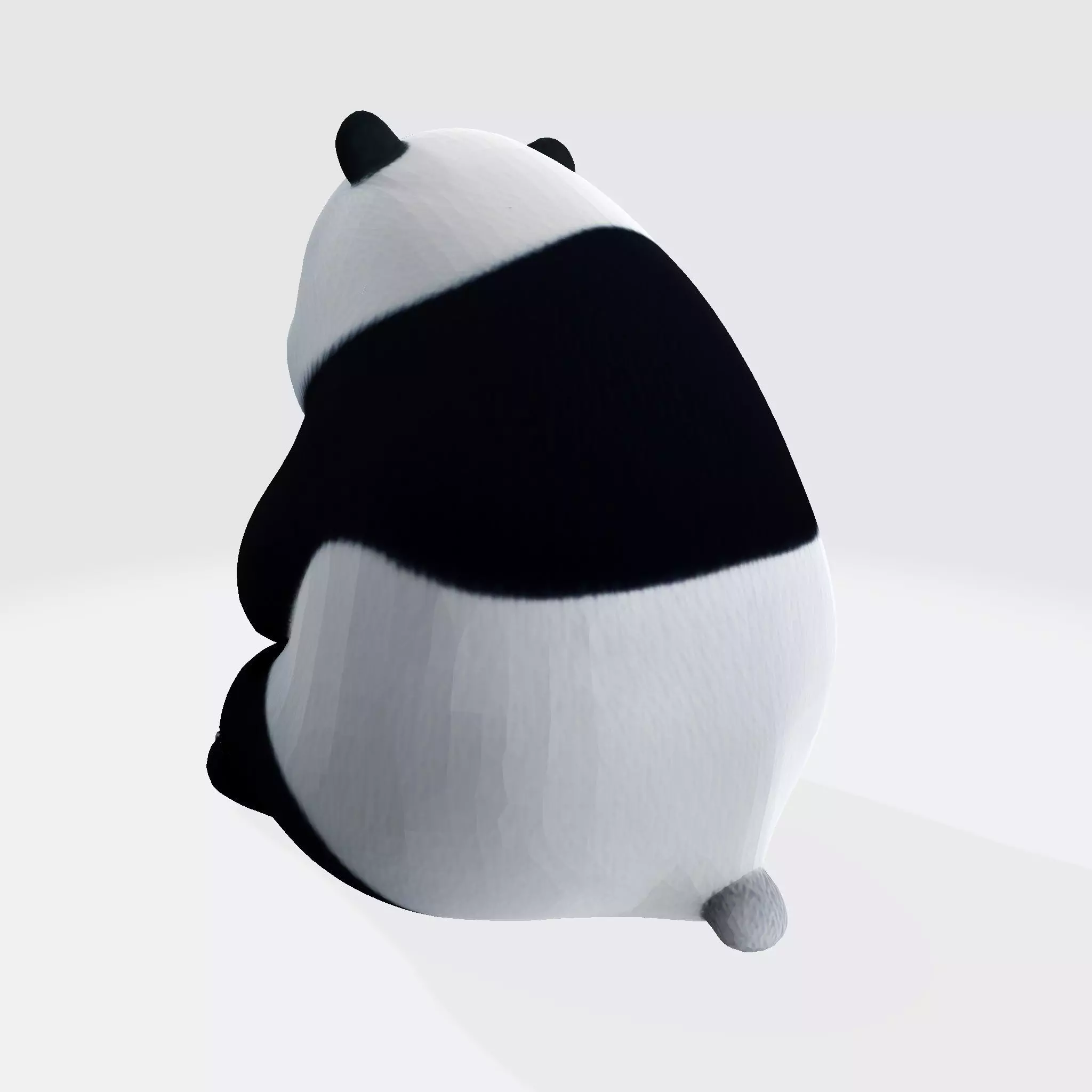 Adorable Panda Cub Ultimate Print-Ready Figurine 3D print model_3
