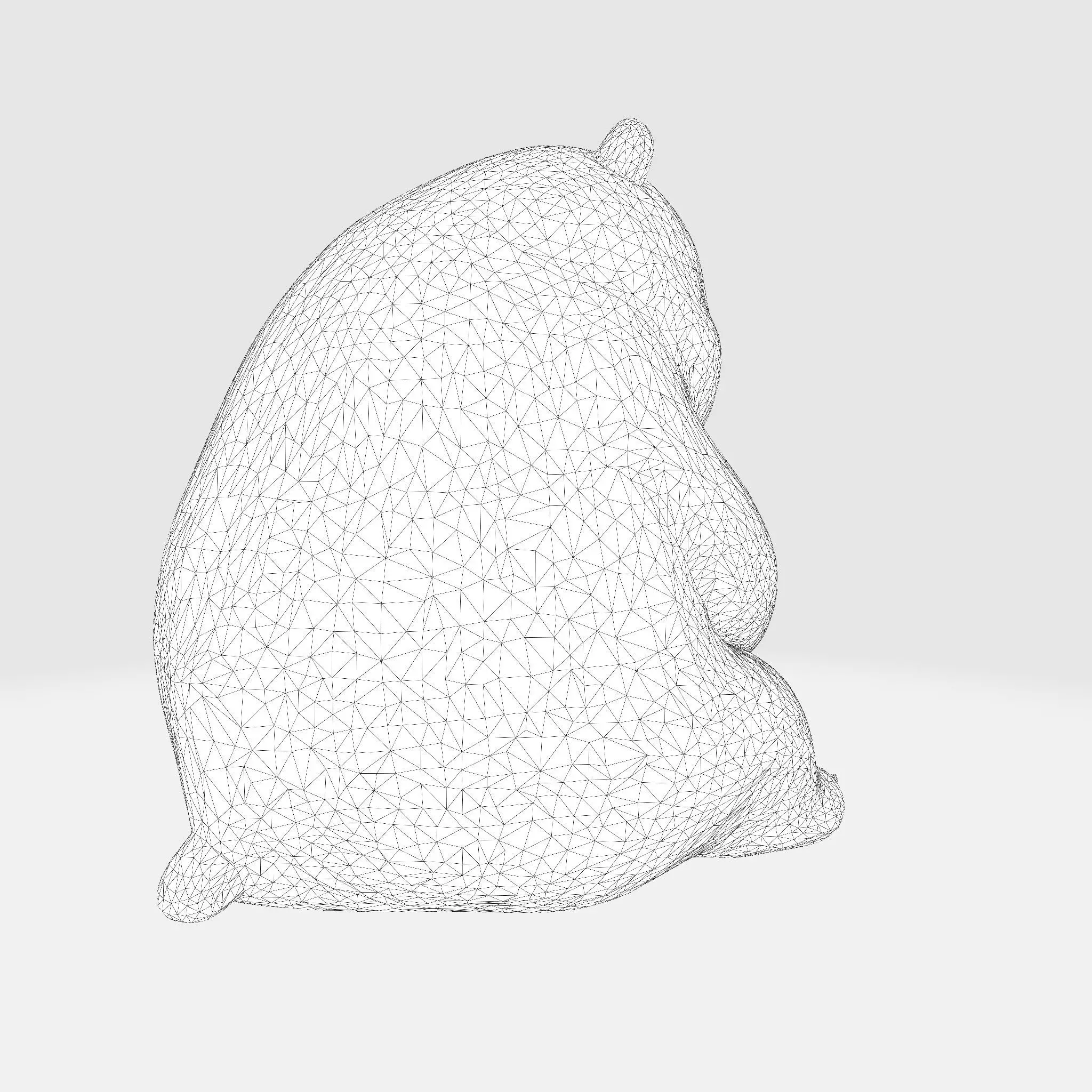 Adorable Panda Cub Ultimate Print-Ready Figurine 3D print model_25