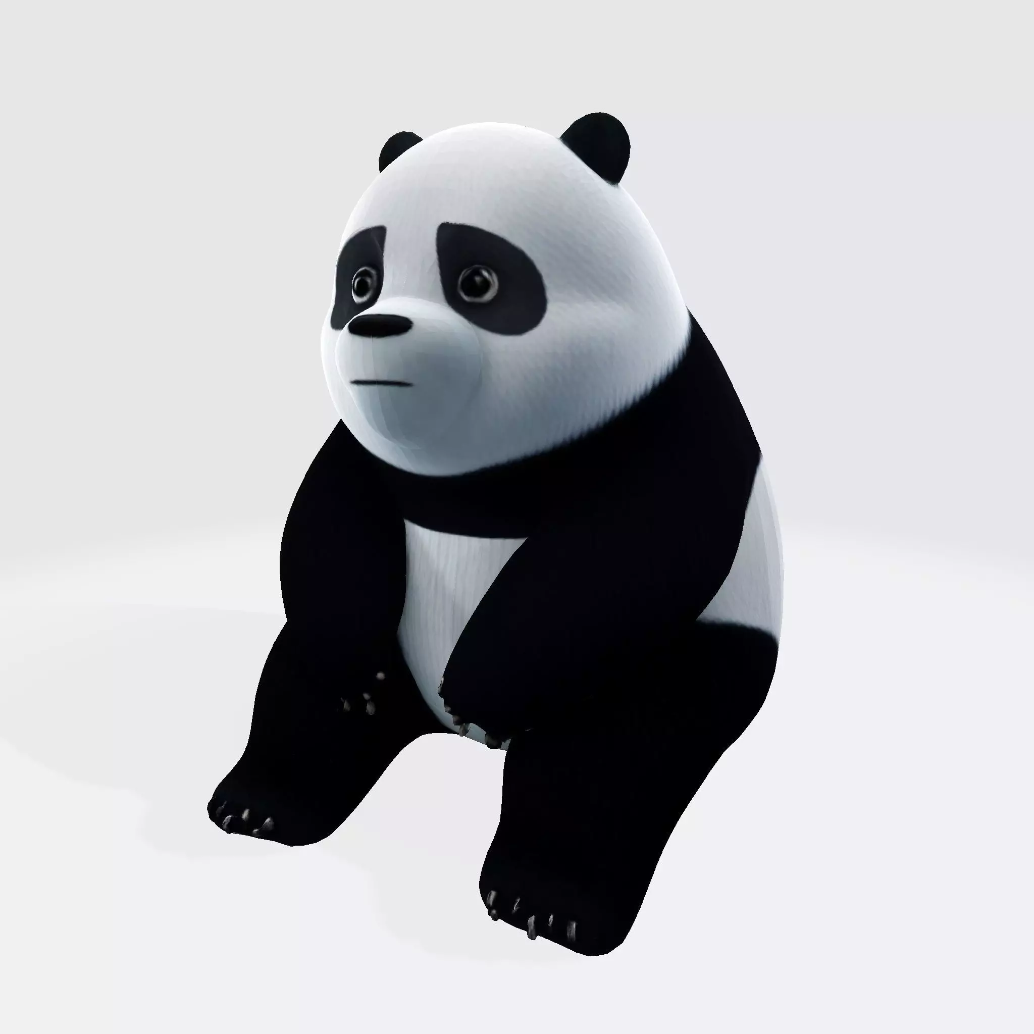 Adorable Panda Cub Ultimate Print-Ready Figurine 3D print model_9