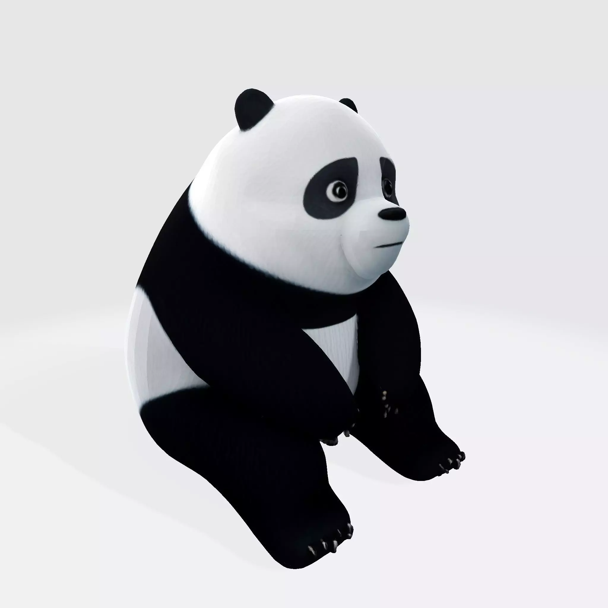 Adorable Panda Cub Ultimate Print-Ready Figurine 3D print model_0