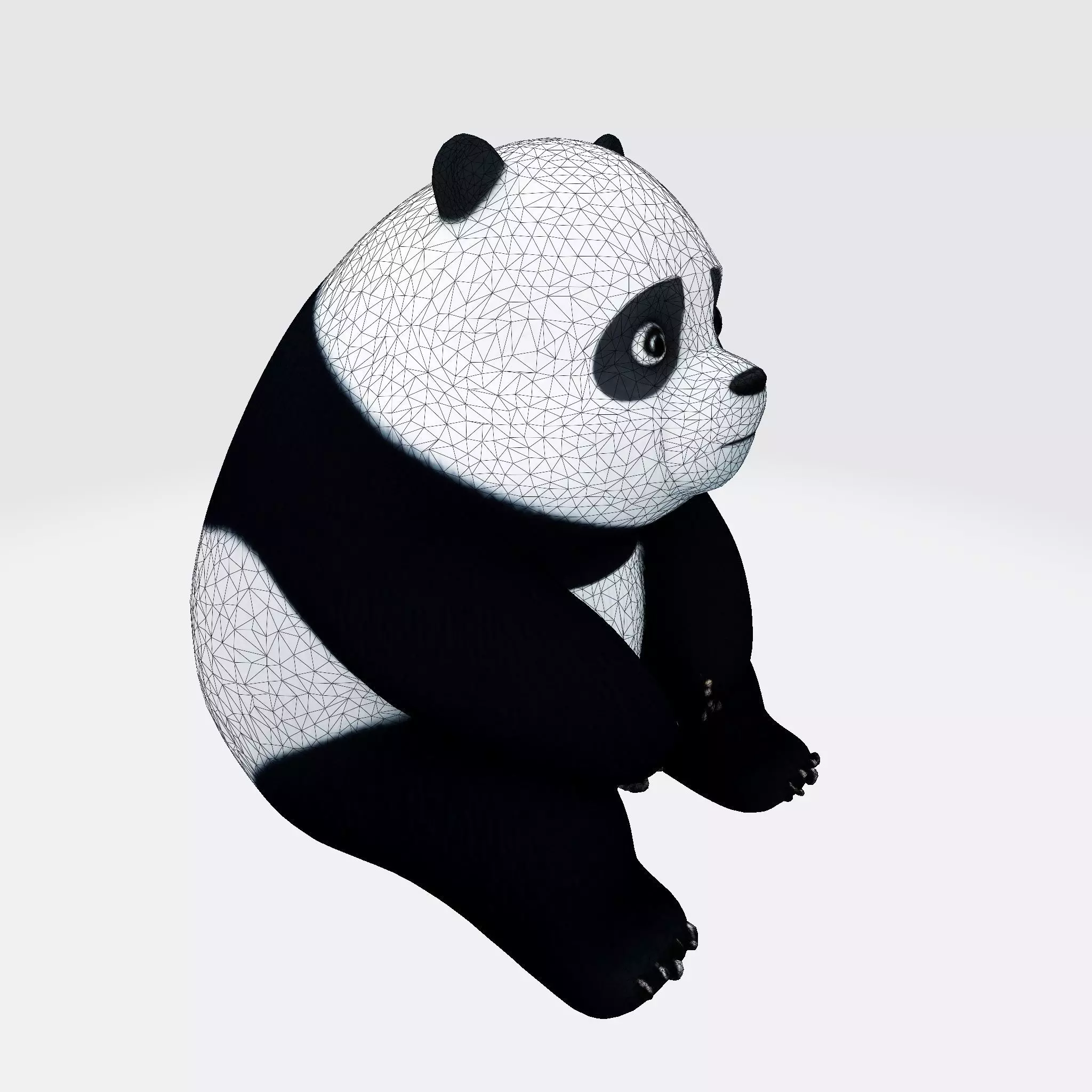 Adorable Panda Cub Ultimate Print-Ready Figurine 3D print model_18