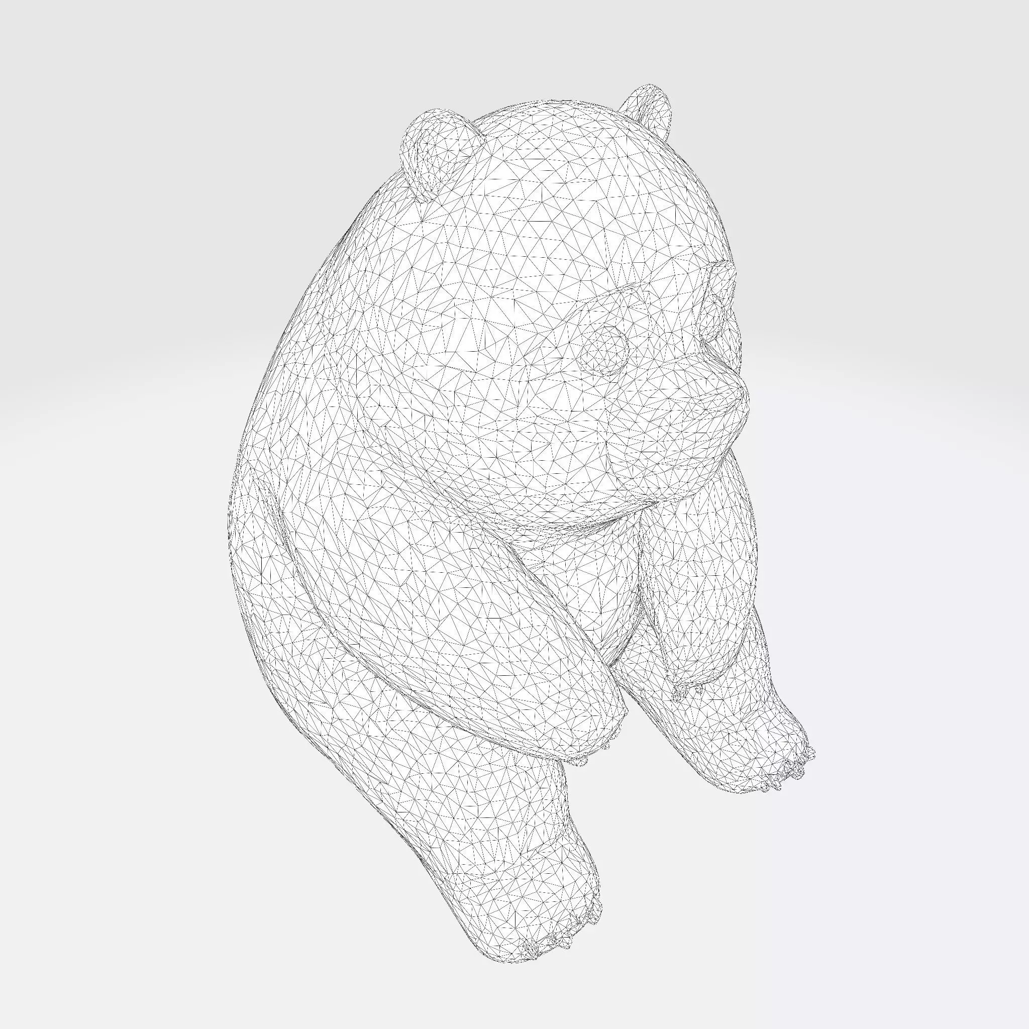 Adorable Panda Cub Ultimate Print-Ready Figurine 3D print model_27