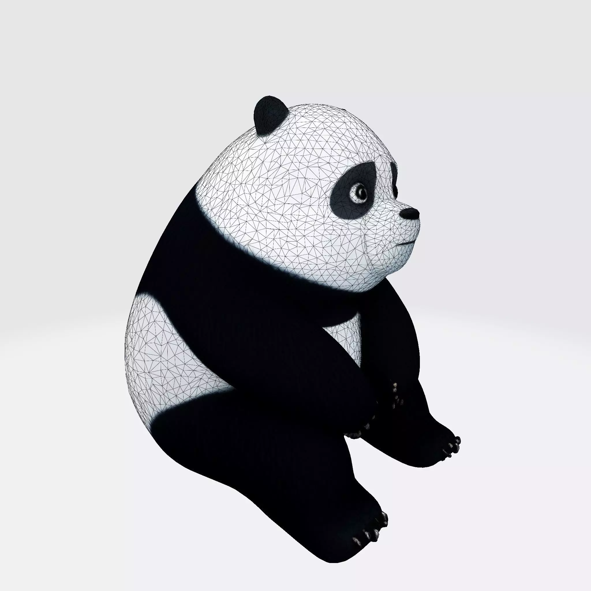 Adorable Panda Cub Ultimate Print-Ready Figurine 3D print model_16