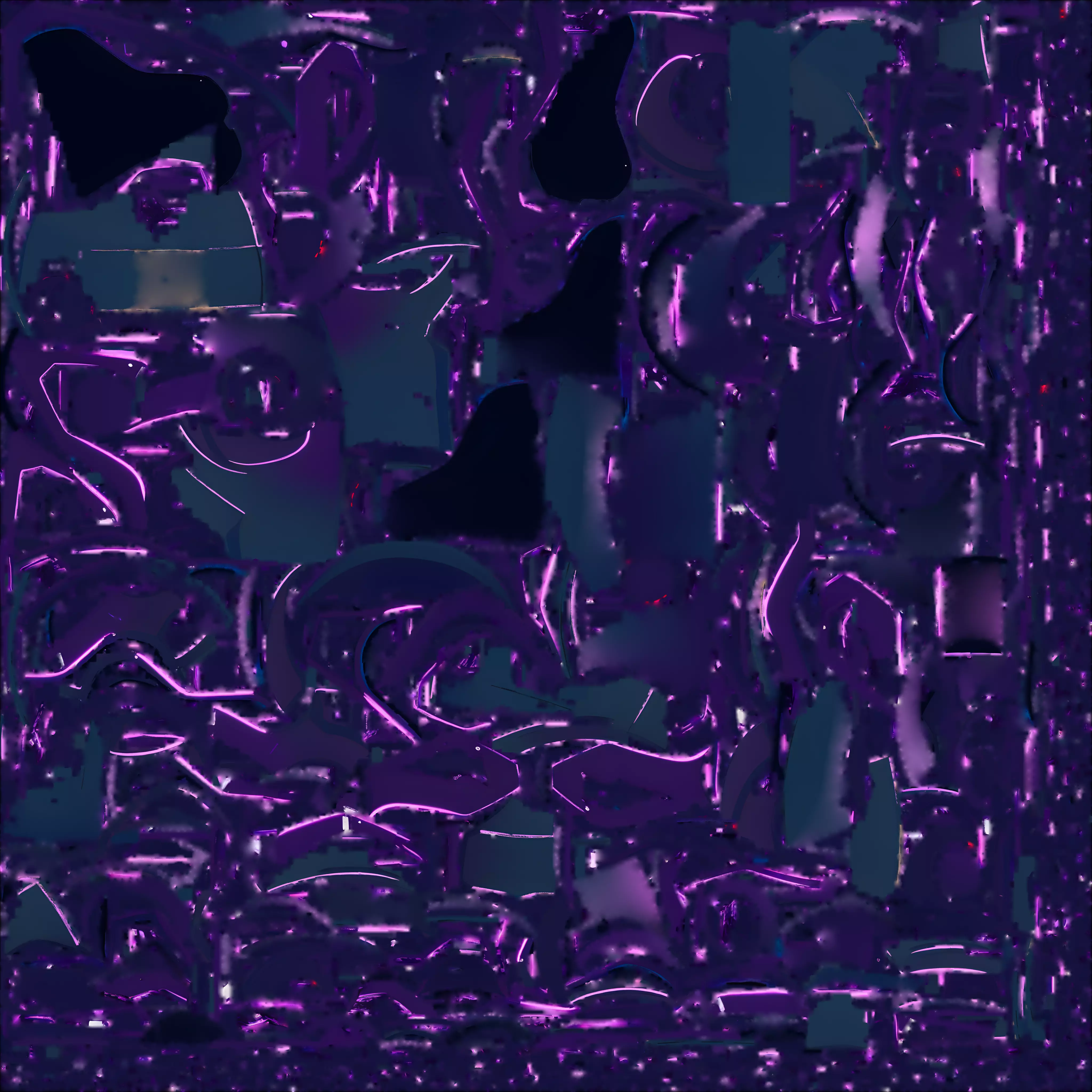 Futuristic Stealth Visor Helmet 3D Model Cyber Headgear Low-poly 3D model_1