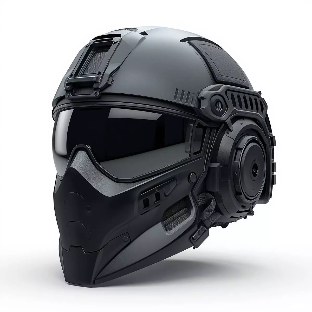 Tactical Reconnaissance Helmet 3D Model Elite Stealth Low-poly 3D model_0