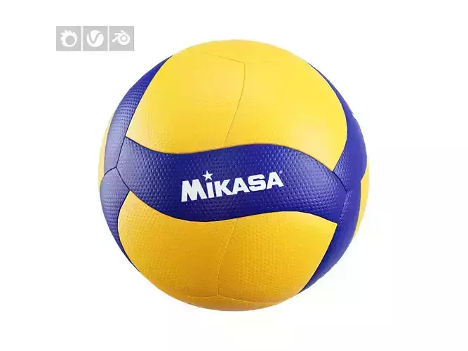 Mikasa V200W Volleyball 3D Model