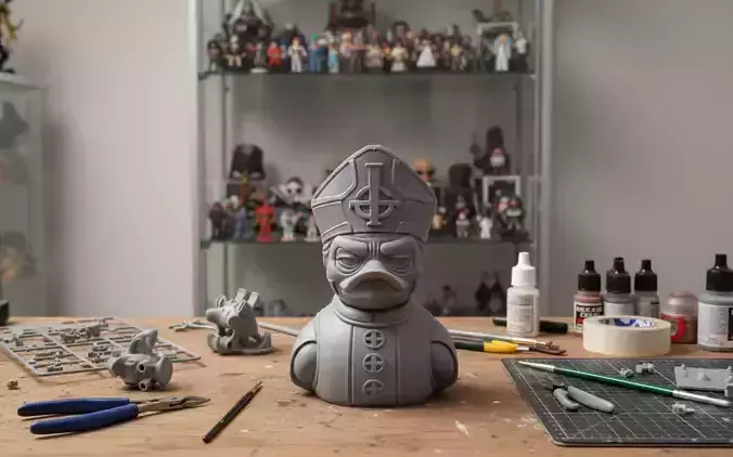 Rubber Duck - Duck Papa Emeritus IV - 3D print