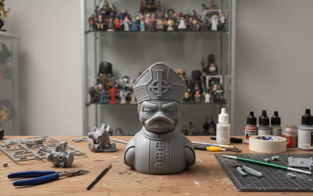 Rubber Duck - Duck Papa Emeritus IV - 3D print 3D print model