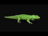 Leaf Armadillo lizard  Low-poly 3D model_1