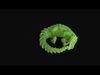Leaf Armadillo lizard  Low-poly 3D model_7