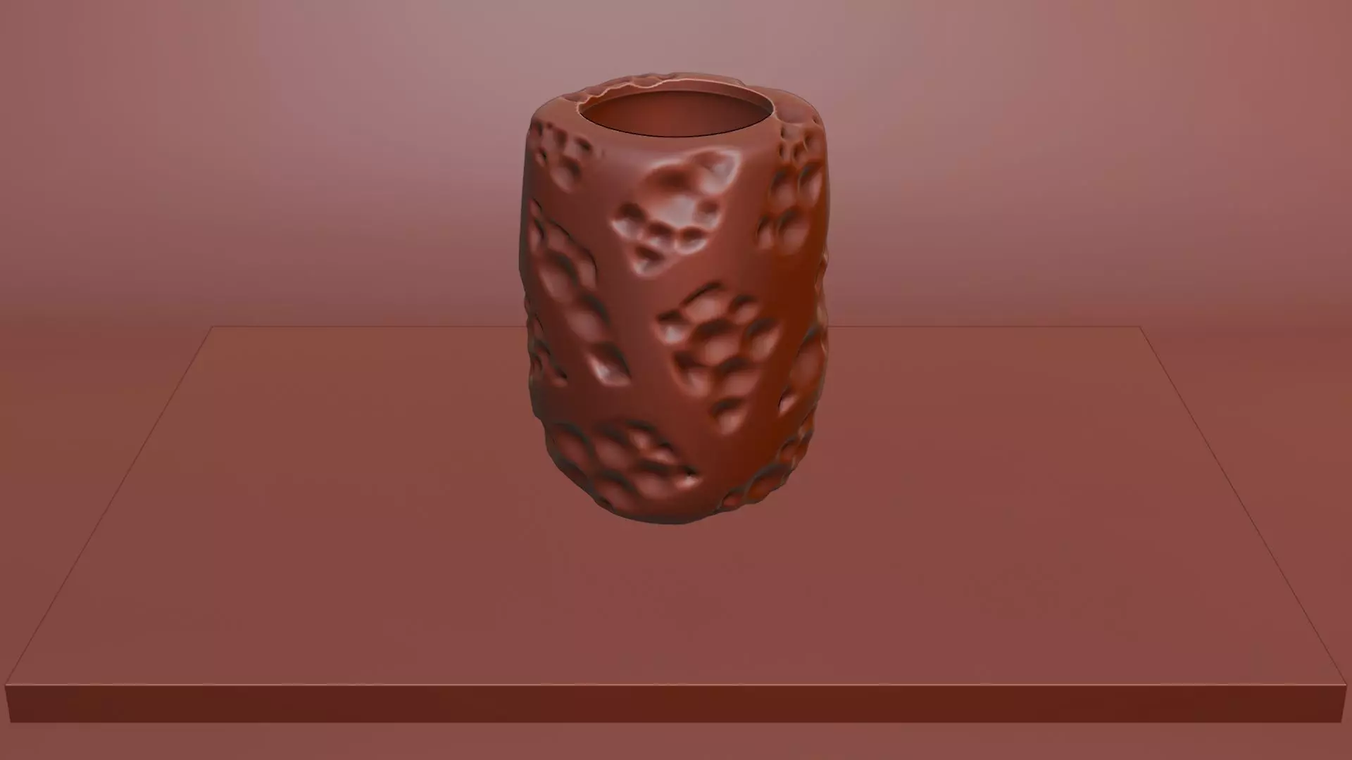 stl-Moon vase 3D print model_7