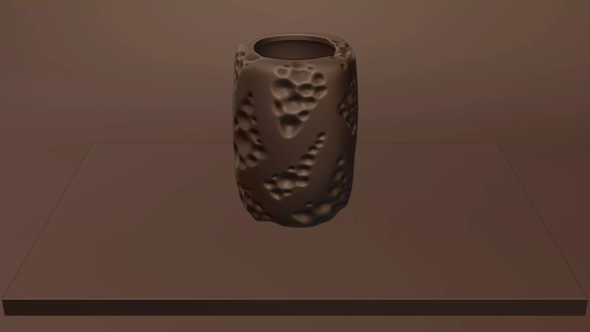 stl-Moon vase 3D print model_6