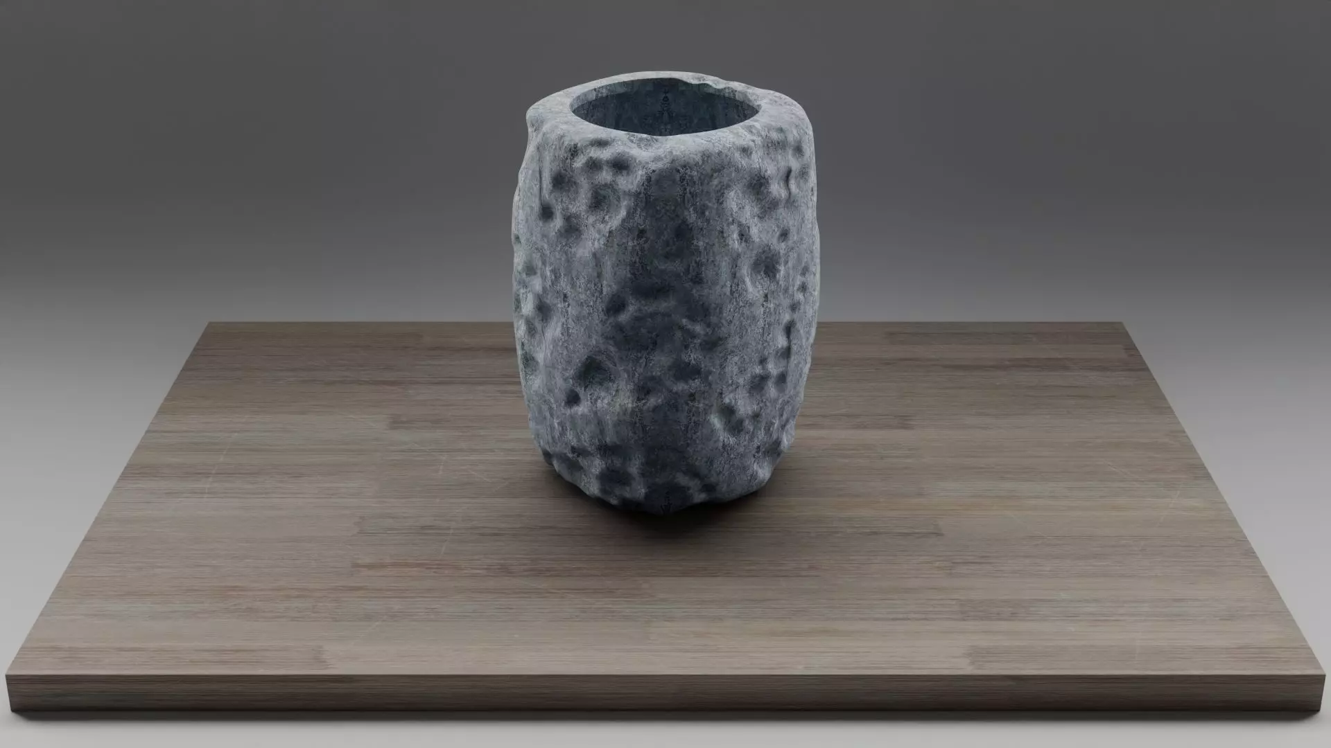 stl-Moon vase 3D print model_2