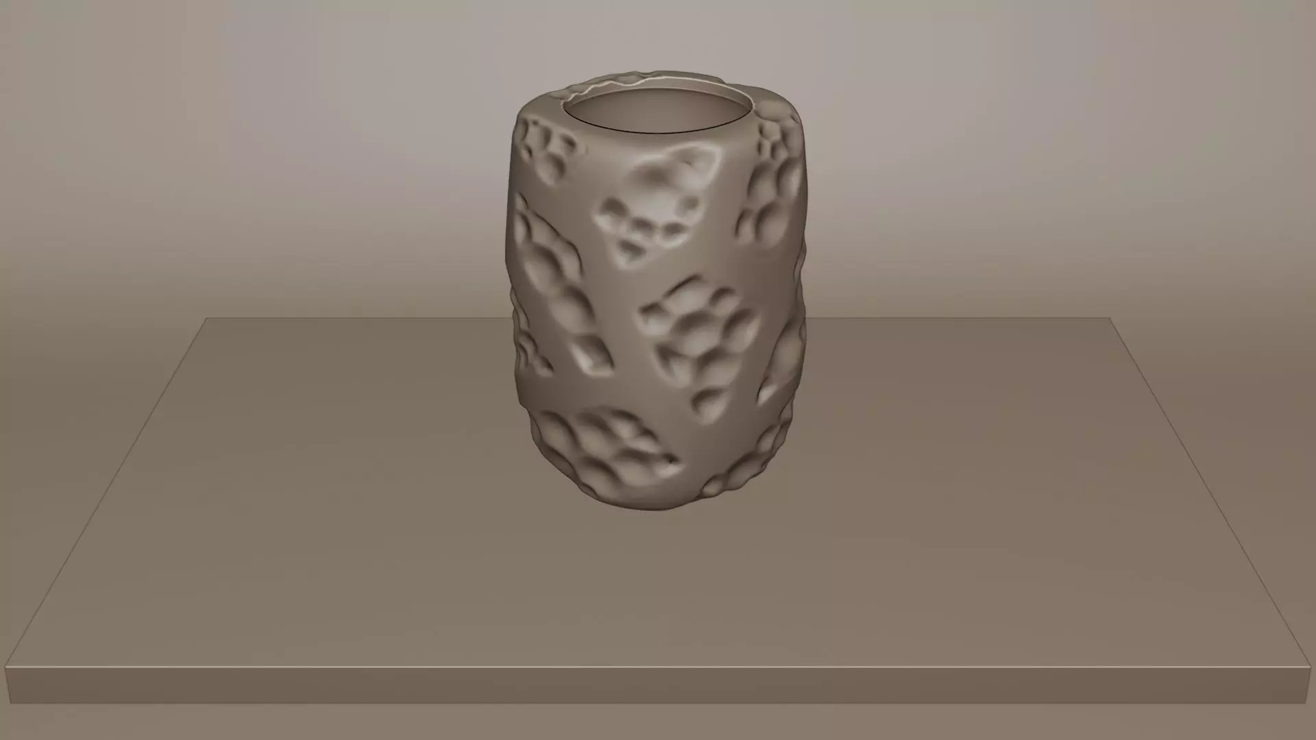 stl-Moon vase 3D print model_8