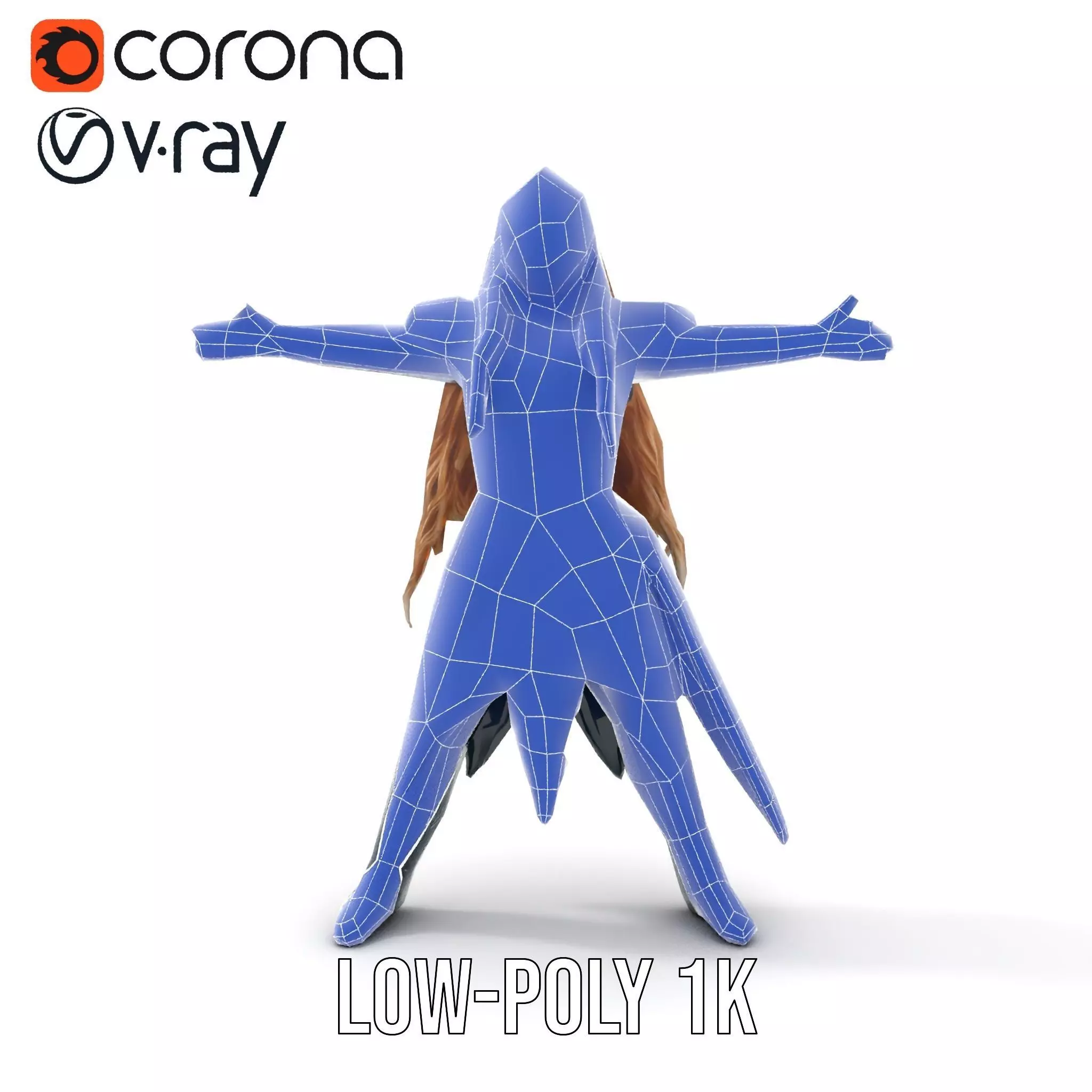 Elven Warrior Armor model pack Low-poly 3D model_24