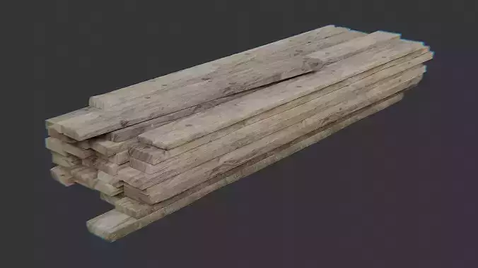 Weathered Wood Plank Bundle for Interiors