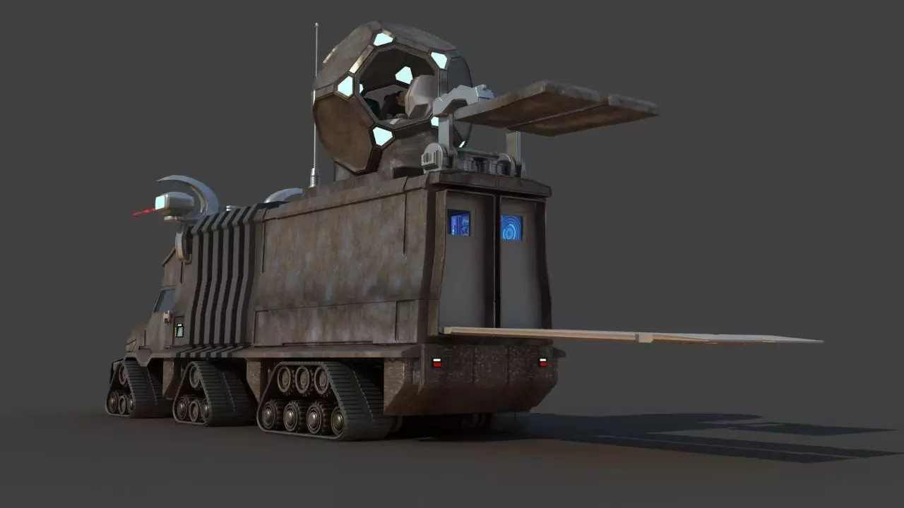 Futuristic Science Truck 3D model_27