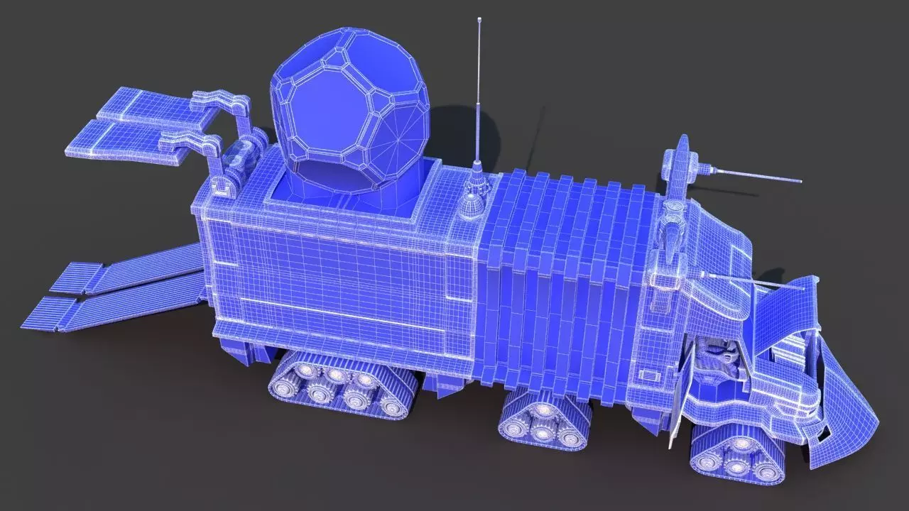 Futuristic Science Truck 3D model_65