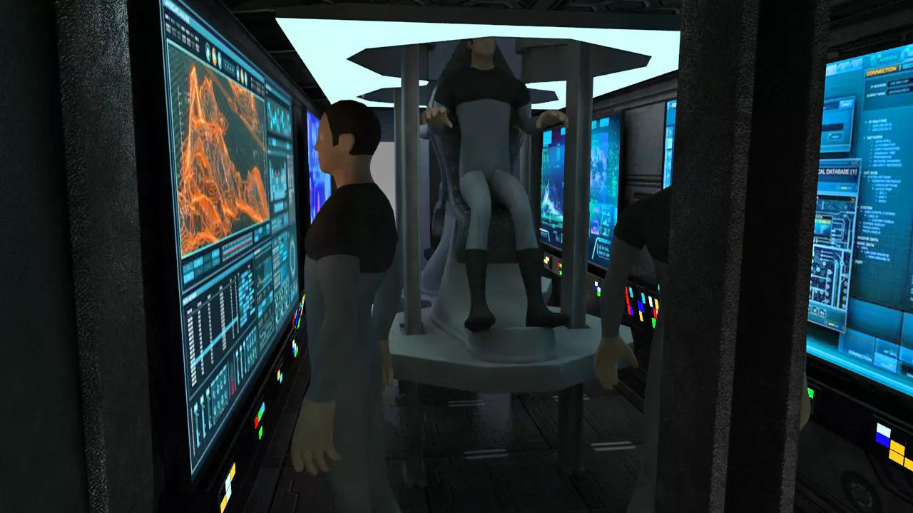 Futuristic Science Truck 3D model_53