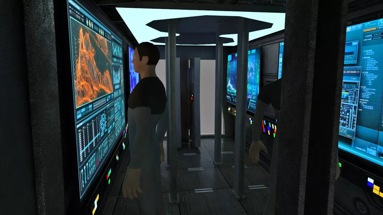 Futuristic Science Truck 3D model_49