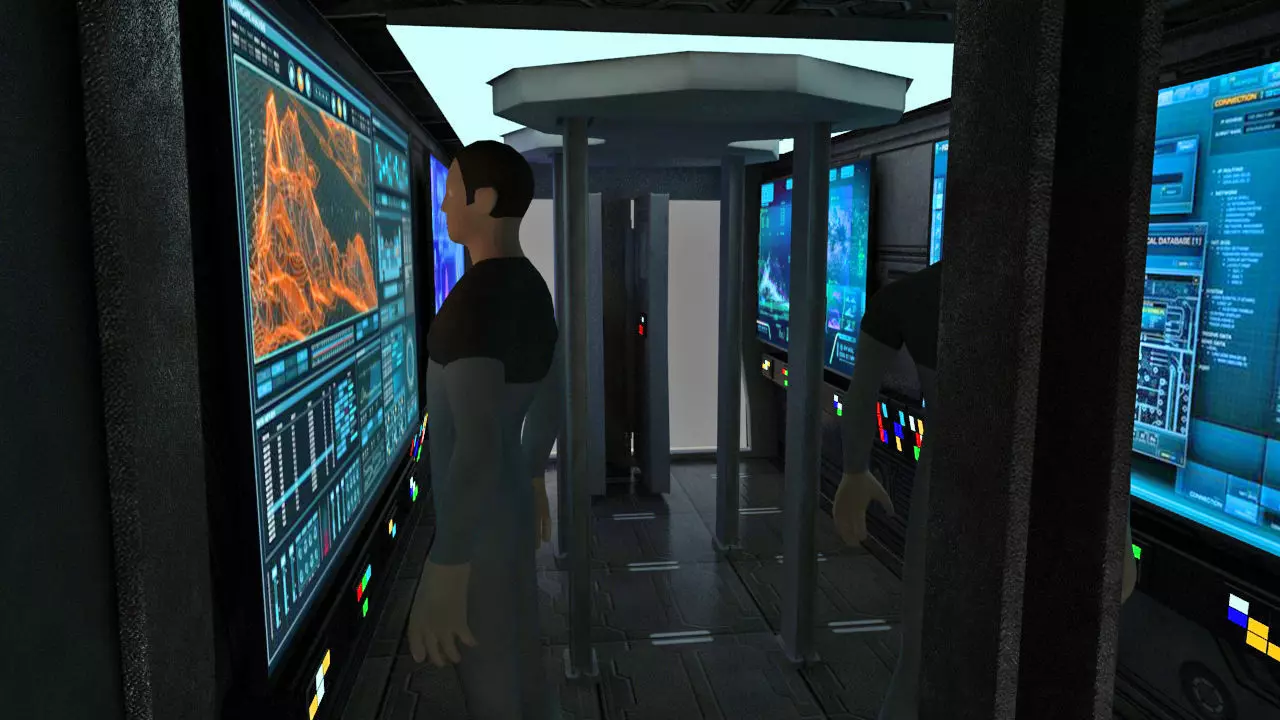 Futuristic Science Truck 3D model_50