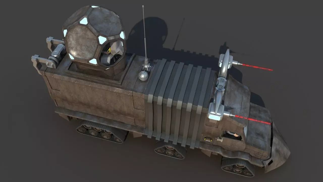 Futuristic Science Truck 3D model_59