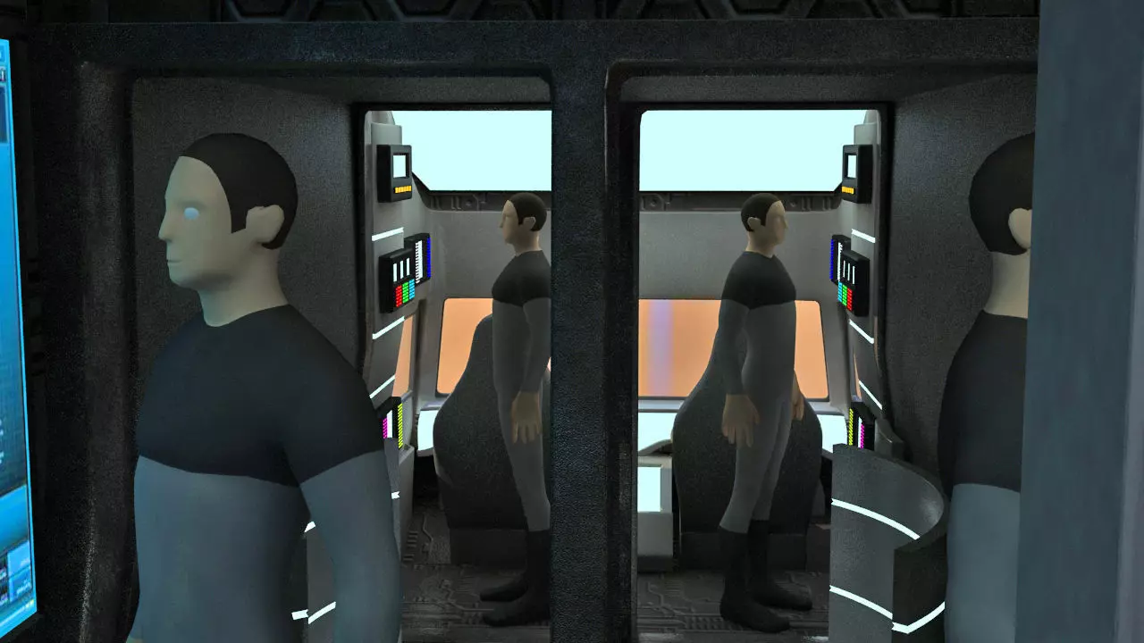 Futuristic Science Truck 3D model_44