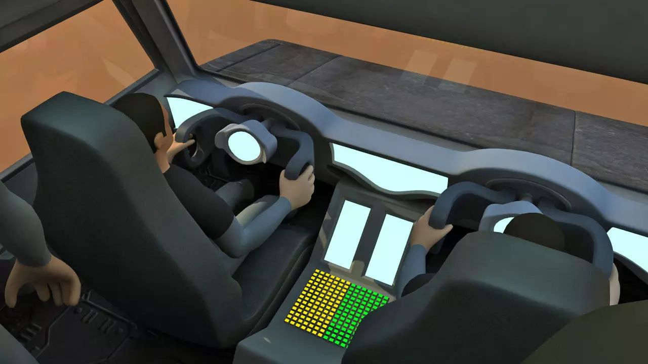 Futuristic Science Truck 3D model_46