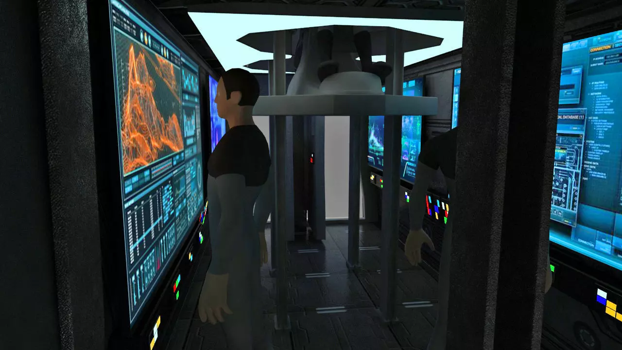 Futuristic Science Truck 3D model_51