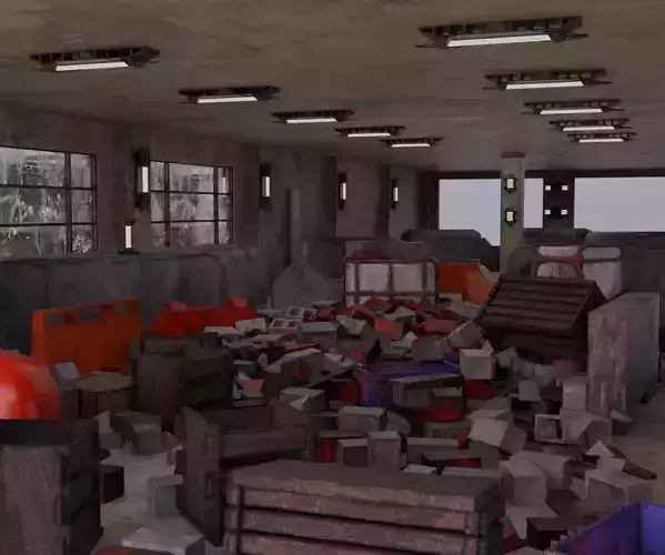 Abandoned Building Props - Environment 001