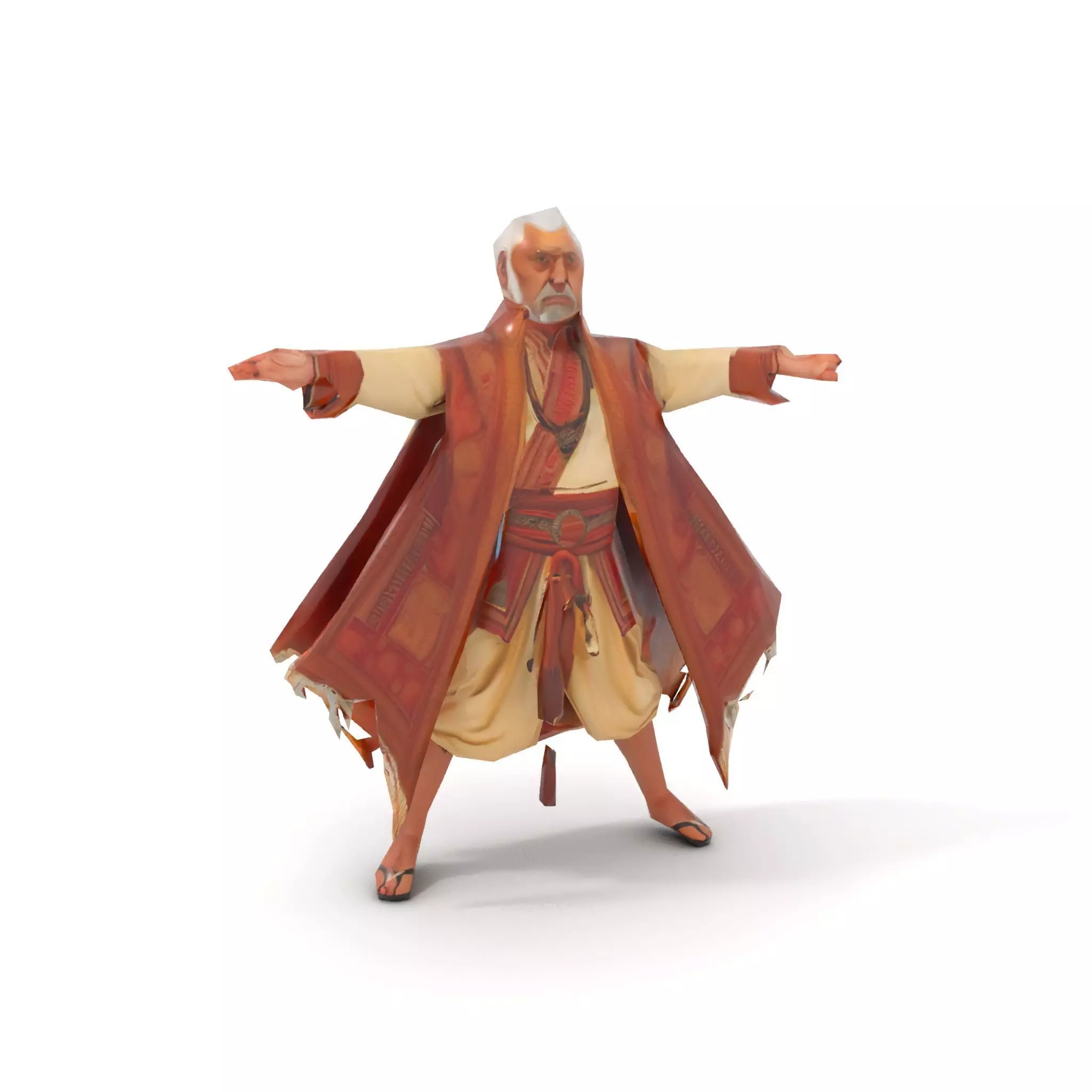 Regal Elven Elder model pack Low-poly 3D model_8