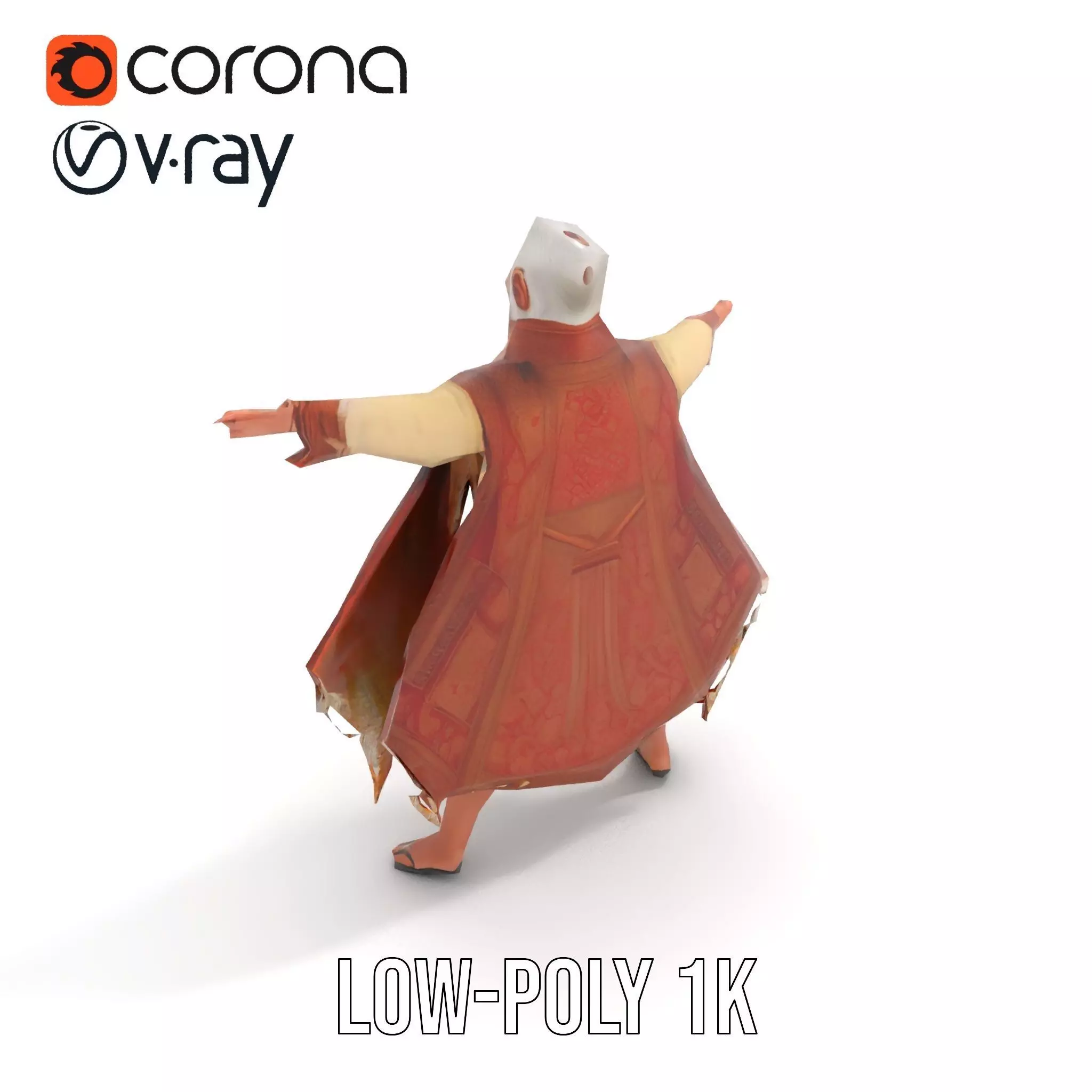 Regal Elven Elder model pack Low-poly 3D model_15