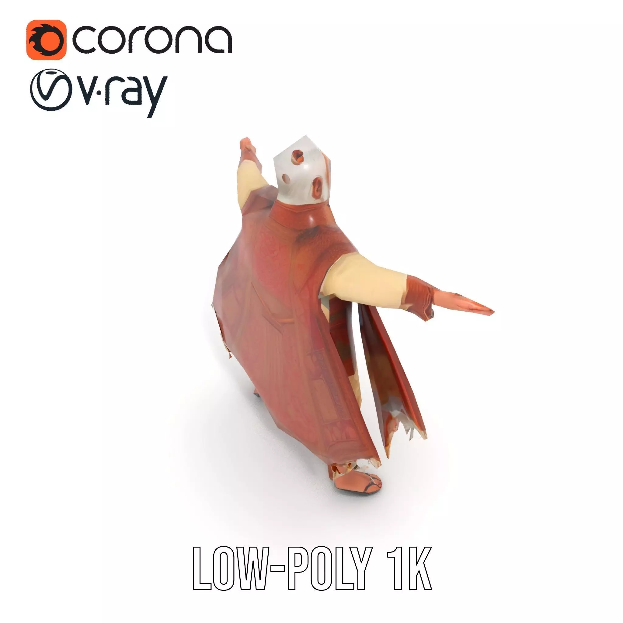 Regal Elven Elder model pack Low-poly 3D model_10