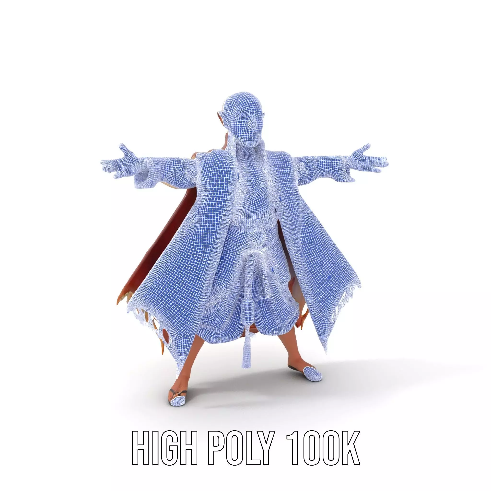 Regal Elven Elder model pack Low-poly 3D model_5