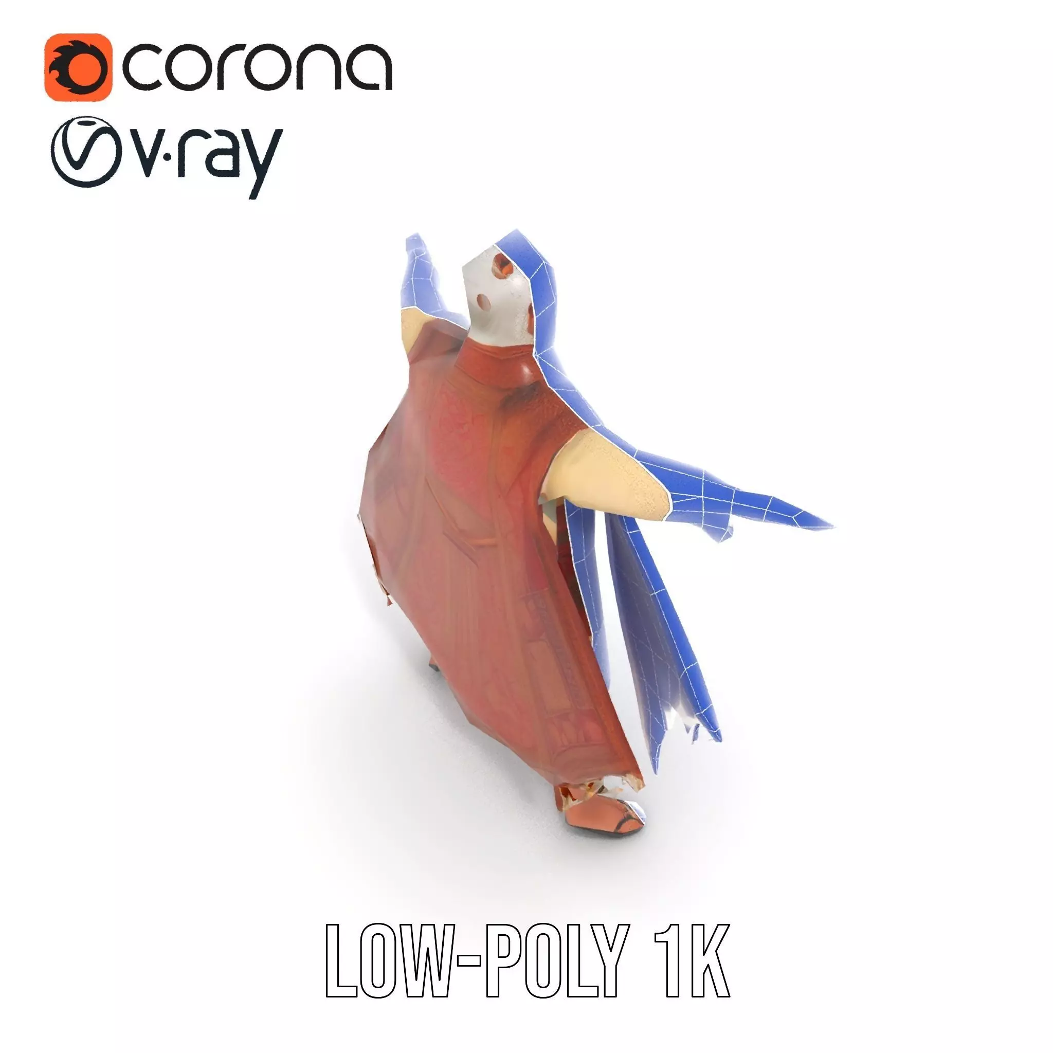 Regal Elven Elder model pack Low-poly 3D model_18