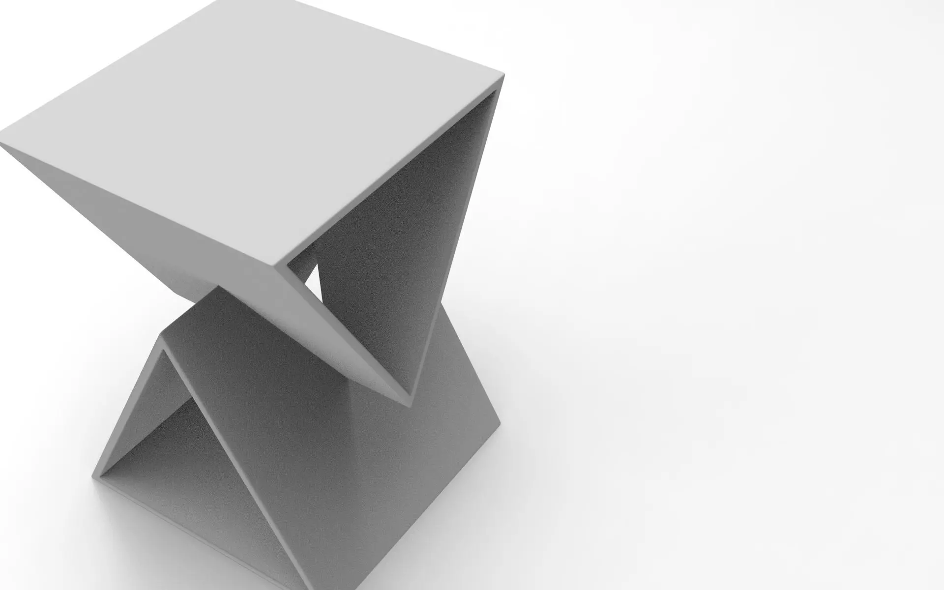 Treos Stool Low-poly 3D model_8