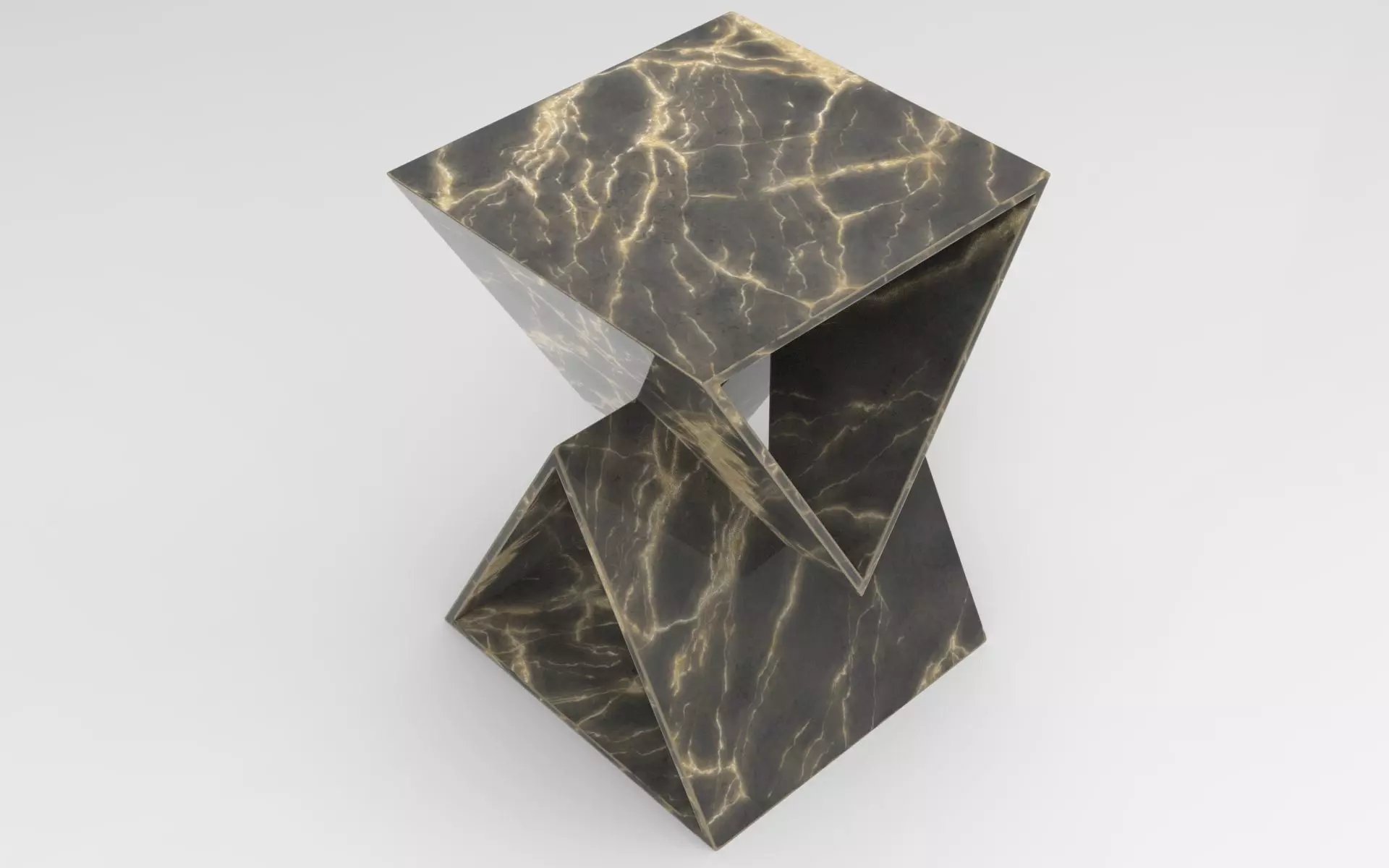 Treos Stool Low-poly 3D model_1