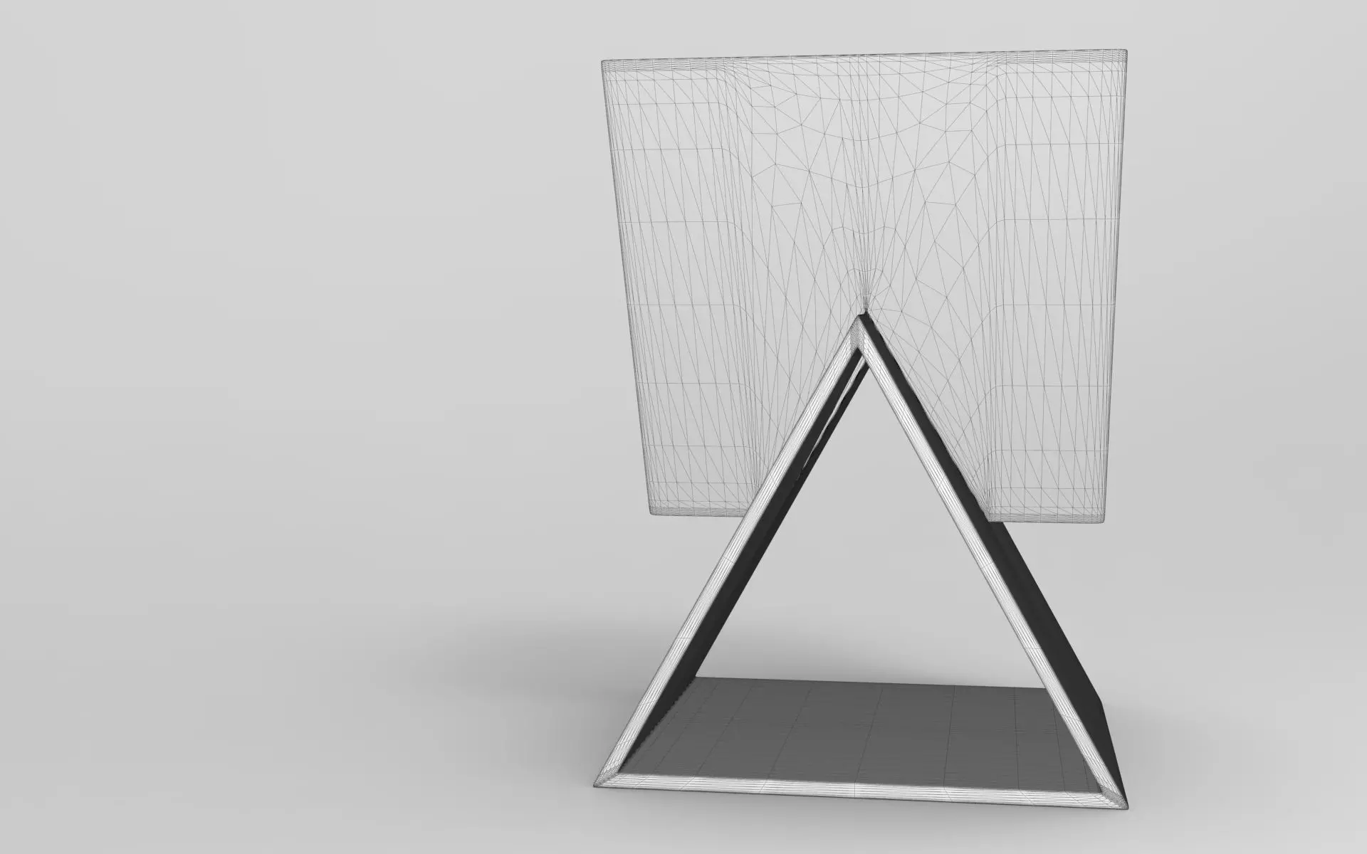 Treos Stool Low-poly 3D model_6