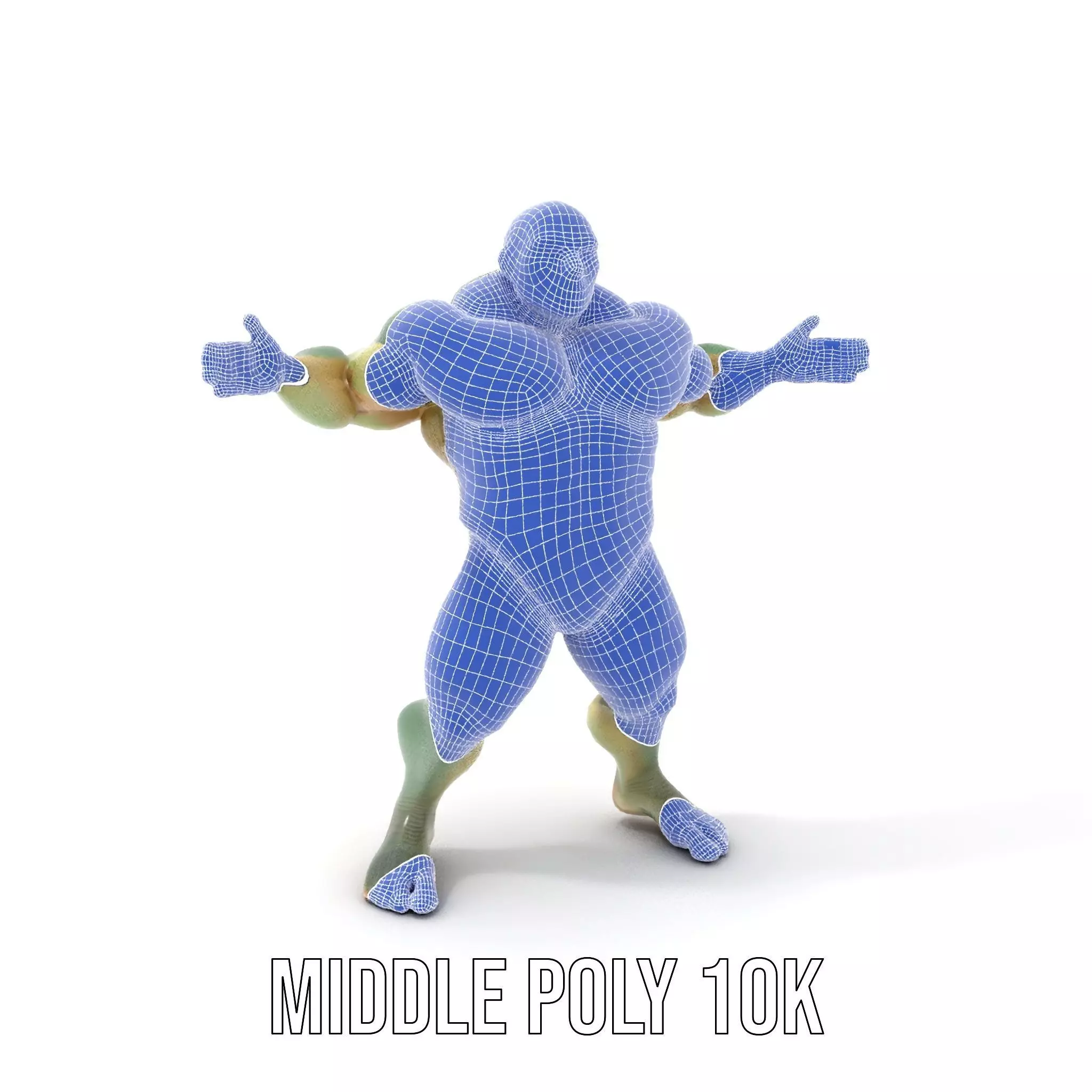 Green Scaled Lizardman model pack Low-poly 3D model_23