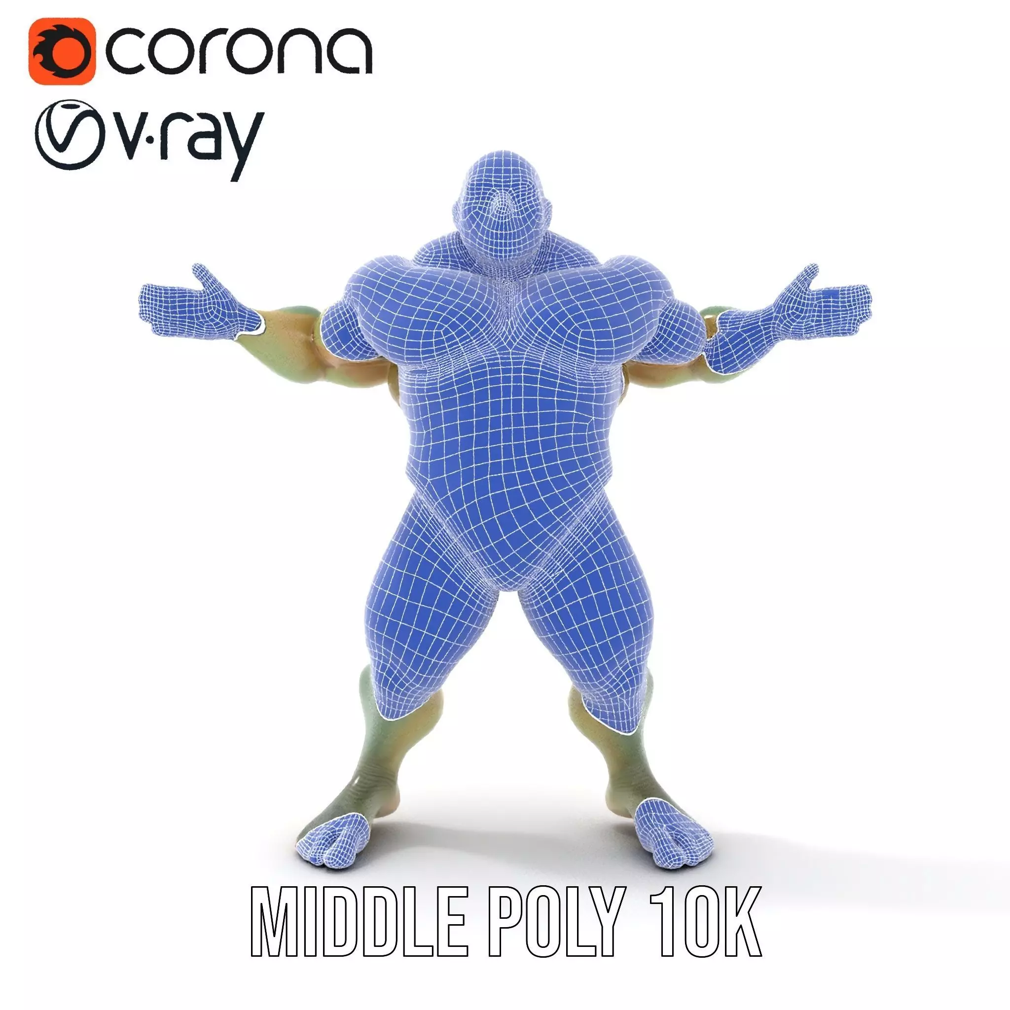 Green Scaled Lizardman model pack Low-poly 3D model_31